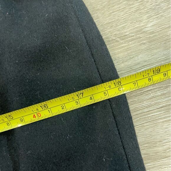 GUCCI Vintage Wool Black Midi Pencil Skirt sz 0 - Picture 9 of 9